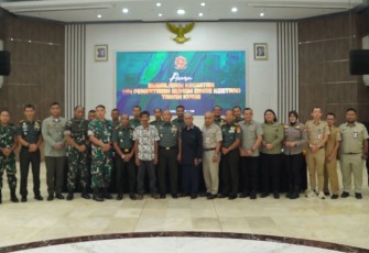 Sosialisasi dan rakor penertiban rumah dinas di Makostrad Jakarta, Selasa (26/8)