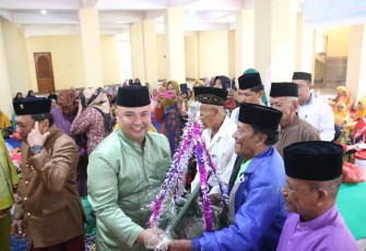 Dandim saat menghadiri perayaan Maulid Nabi Muhammad Saw