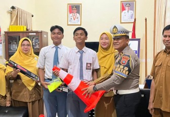 Satlantas Polres Bintan Laksanakan Kegiatan Police Go To School
