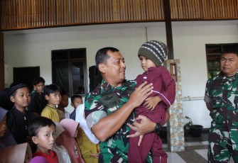 Korem 064/MY Gelar Santunan Anak Yatim Piatu, Teguhkan Kepedulian dan Teladani Akhlak Nabi Muhammad SAW