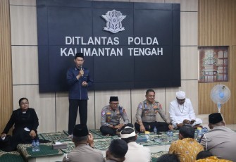 Ditlantas Polda Kalteng Gelar Doa Lintas Agama
