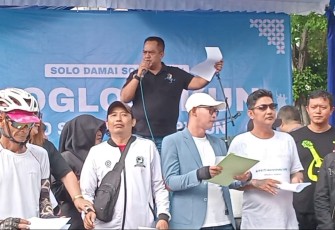 Deklarasi JOGLOSUKUN di halaman Museum Radya Pustaka, Solo, Minggu (21/9)