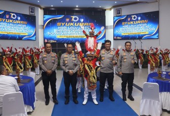 Direktorat Lalu Lintas (Ditlantas) Polda Kalimantan Tengah menggelar acara syukuran dalam rangka Hari Lalu Lintas Bhayangkara ke-70, yang dilaksanakan di Graha Bhayangkara Mapolda Setempat, Senin (22/9/2025)