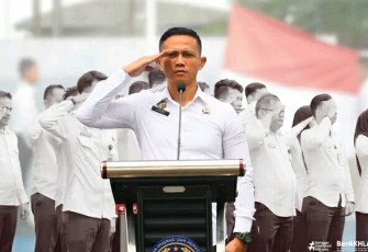 Upacara Hari Kesaktian Pancasila di Rutan Pangkalan Brandan 
