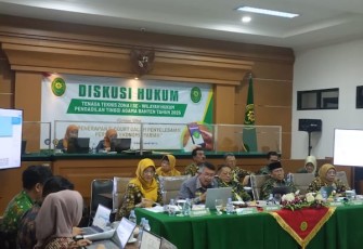 PTA Banten Gelar Diskusi Bahas Penerapan E-Court dalam Perkara Ekonomi Syariah