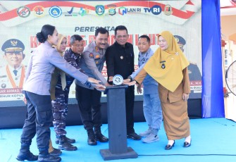 Wabup Bintan Dampingi Gubernur Kepri Launching Kampung Pangan Laut di Pengudang