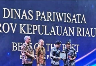 Dinas Pariwisata Provinsi Kepulauan Riau menjadi terbaik untuk kategori Best of The Best Branding Promotion dalam ajang Jatim Fest 2025 yang digelar di Surabaya, Jawa Timur, 1-5 Oktober 2025