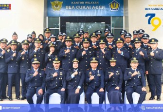 Bea Cukai Aceh Kukuhkan Semangat Tangguh dalam Mengawasi, Tulus dalam Melayani di Hari Bea Cukai ke-79