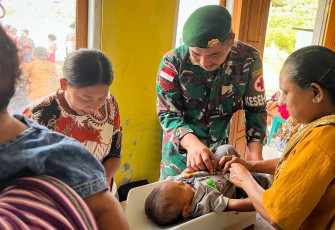 Pelayanan kesehatan Satgas Yonarhanud 2 Kostrad 