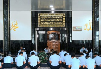 Personel Lanud Raden Sadjad Natuna Doakan Sukses Latihan MOT 2025