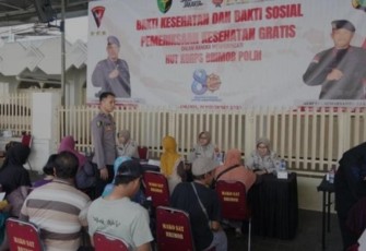 Bakti kesehatan Brimob Polda Metro Jaya