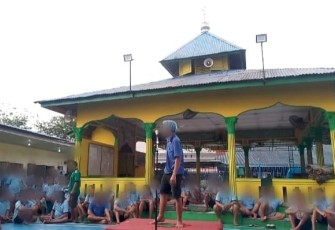 Warga binaan Rutan Pangkalan Brandan 
