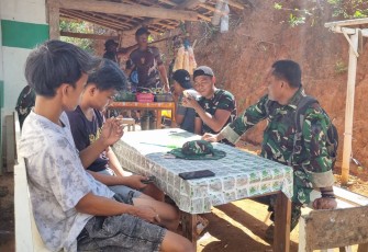 Komsos bersama warga binaannya