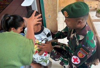 Pos Haslot Dan Motamasin Laksanakan Pemeriksaan Balita di Alas Selatan
