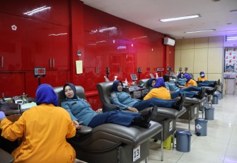 Satlinlamil 2 Laksanakan Donor Darah di PMI Surabaya 