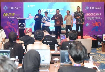 Kementerian Ekonomi Kreatif/Badan Ekonomi Kreatif menyelenggarakan program Akselerasi Kreatif (AKTIF) Subsektor Film dan Animasi