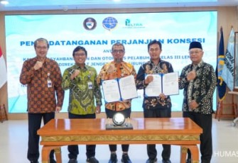 Kemenhub Teken Konsesi Pengusahaan Jasa Kepelabuhanan di Pelabuhan Lembar Selama 30 Tahun
