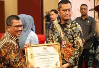 Pemkot Tanjungpinang Raih Peringkat Ke-2 Penghargaan Badan Publik Informatif Tahun 2025