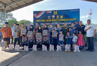 Poto Bersama Rangkaian Kegiatan Hari Bakti ke-78 TNI AU di Lanud Soewondo