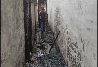 Salah Satu Lokasi Musibah Kebakaran Rumah Warga.