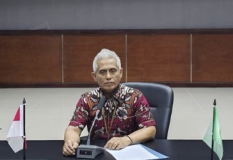 Humas PN Jakarta Utara, Maryono saat memberikan keterangan pers di Jakarta, Jum'at (7/2)