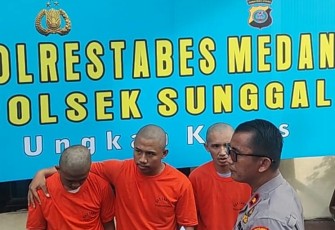 Kejar Pelaku Curanmor Hingga Sei Mencirim, Polisi Sunggal Tembak Dua Tersangka