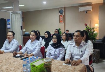 Sekjen Kementerian HAM Berikan Arahan Secara Virtual.