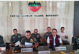 Pangdam I/BB Paparkan Kasus Penangkapan Sabu.