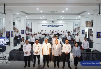 Kanwil Kemenkum Sumut Gelar Kegiatan Pra Penilaian Kompetensi.