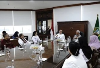 Kakanwil HAM Sumut Beserta Jajaran Dampingi Wamen HAM Silaturahmi ke Pemprovsu