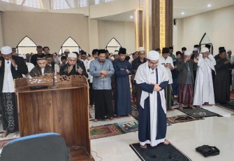 Salat Iduladha 1446 H, dengan Imam Ustadz H Agus Maulana Daud di Masjid Jami' Asy-Syahid, Depok, Jum'at (6/6)
