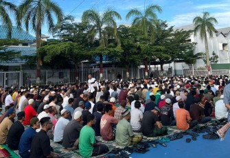 Rutan Kelas I Medan Gelar Sholat Idul Adha 1446 H