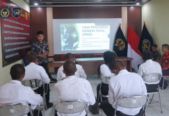 Rutan Pangkalan Brandan Lakukan Kegiatan Pembekalan dan Materi.