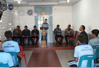 Pembinaan Spiritual di Rutan Pangkalan Brandan.