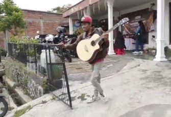 Eko Pramono Penyandang Disabilitas Kota Batu, Selasa (9/9)