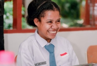 Merlin Julens Marisan, siswa SRMA 29 Jayapura 