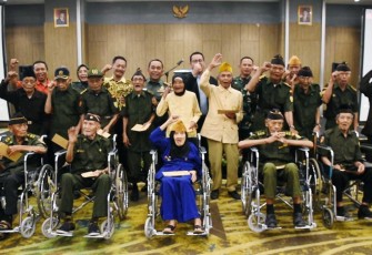 Halal bihalal bersama veteran diwilayah Banyumas. 