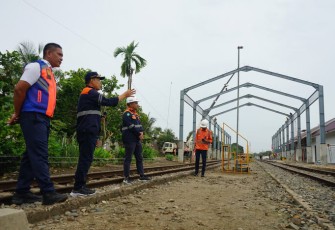 KAI Divre I Sumut Tata dan Perluas Stasiun Lima Puluh