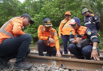 KAI Divre III Palembang Lakukan Pengecekan Lintas Lubuklinggau-Kertapati