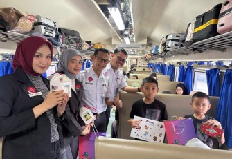 KAI Divre III Palembang, Catat 3.825 Orang Gunakan Kereta Api di Hari Natal 2025
