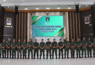 Upacara KORPS Kenaikan Pangkat Perwira Menengah