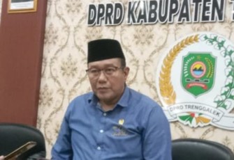 Ketua Pansus penyertaan DPRD Kabupaten Trenggalek Mugianto, saat dikonfirmasi.