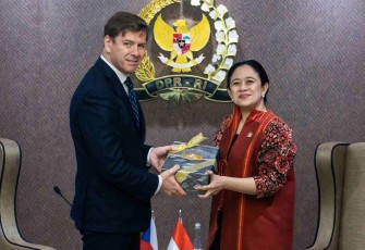 Puan Maharani Ketua DPR RI bersama Wakil Ketua DPR Republik Ceko