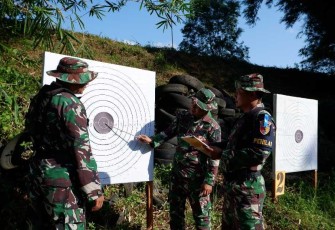 Kodim 0801/Pacitan Gelar Latbak Jatri Semester I TA. 2025
