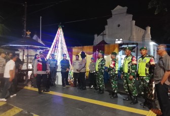 Kodim 0803/Madiun saat Siagakan Personel Amankan Perayaan Natal