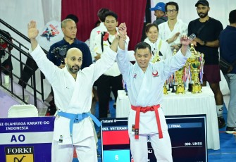 Dua atlet karate andalan Koharmatau