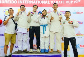 Karateka Koharmatau Tambah 3 Medali dan Harumkan TNI AU