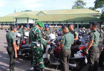 Ops Gaktib (Operasi Penegakan Ketertiban) Polisi Militer Waspada Wira Lembing Periode Triwulan I TA. 2025, Detasemen Polisi Militer (Denpom) II/1 Bengkulu melaksanakan Sosialisasi Ops Gaktib