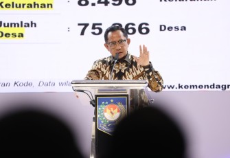 Mendagri Muhammad Tito Karnavian pada Rapat Koordinasi Nasional (Rakornas) Kependudukan dan Pencatatan Sipil dengan Lembaga Pengguna 2025 di Pullman Jakarta Central Park, Selasa (9/12/2025).