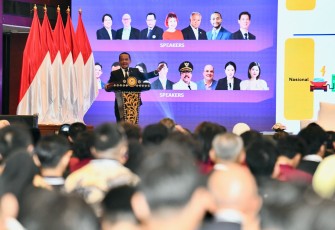 Menteri Energi dan Sumber Daya Mineral (ESDM) Bahlil Lahadalia pada Jakarta Geopolitical Forum IX/2025 (JGF 2025) yang diselenggarakan oleh Lembaga Ketahanan Nasional (Lemhannas), di Jakarta, Selasa (24/6).